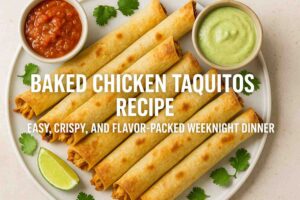 Baked Chicken Taquitos Recipe: Easy, Crispy, and Flavor-Packed Weeknight Dinner