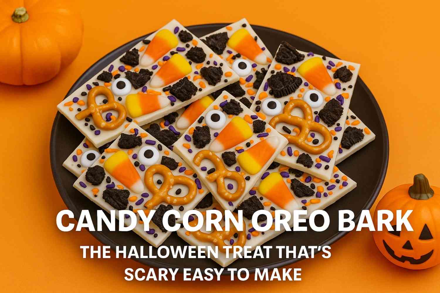 Candy Corn Oreo Bark The Halloween Treat That’s Scary Easy to Make