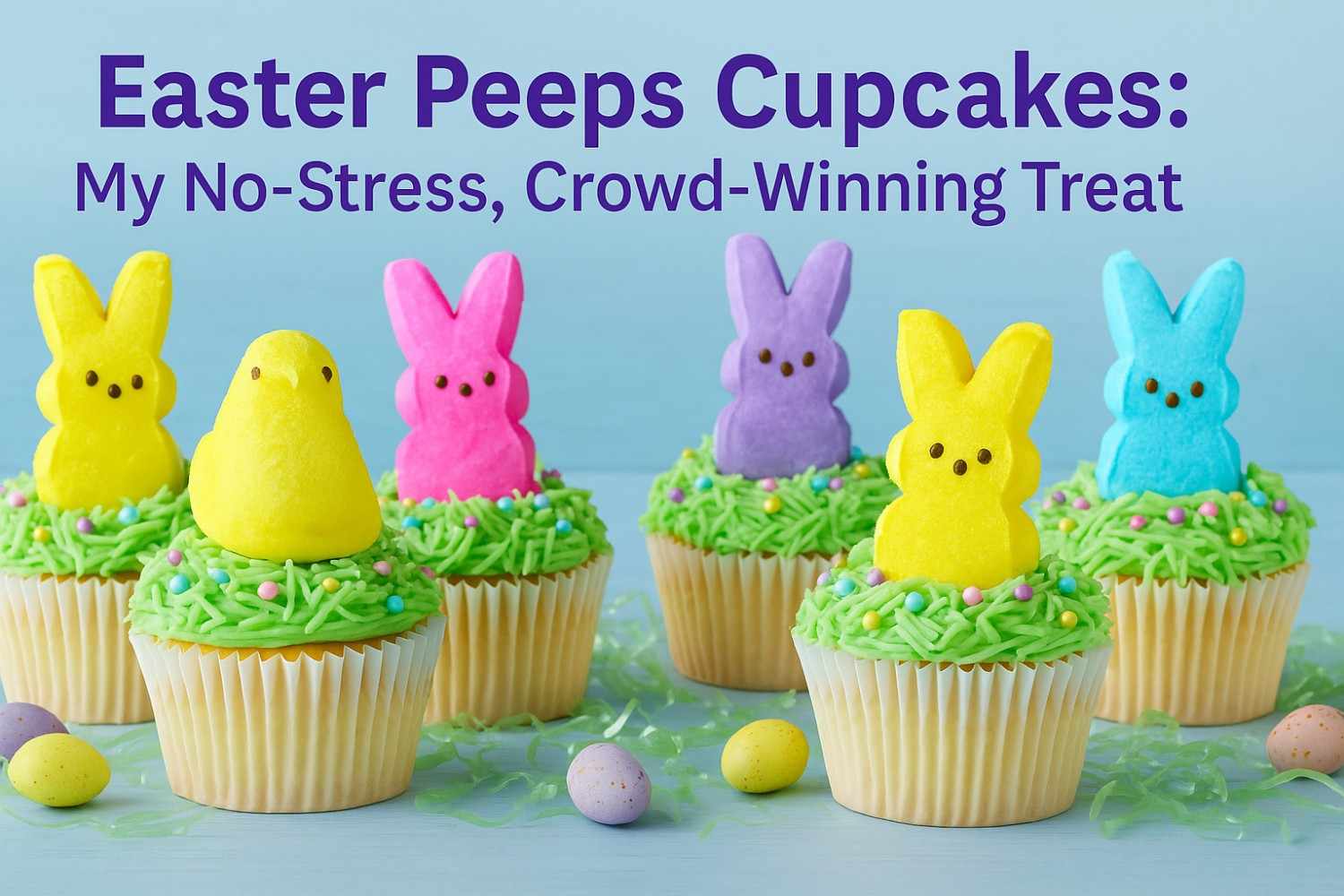 Easter Peeps Cupcakes My No-Stress, Crowd-Winning Treat
