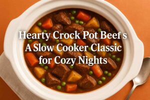 Hearty Crock Pot Beef Stew: A Slow Cooker Classic for Cozy Nights