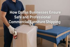How Dallas Businesses Ensure Safe and Professional Commercial Furniture Shipping