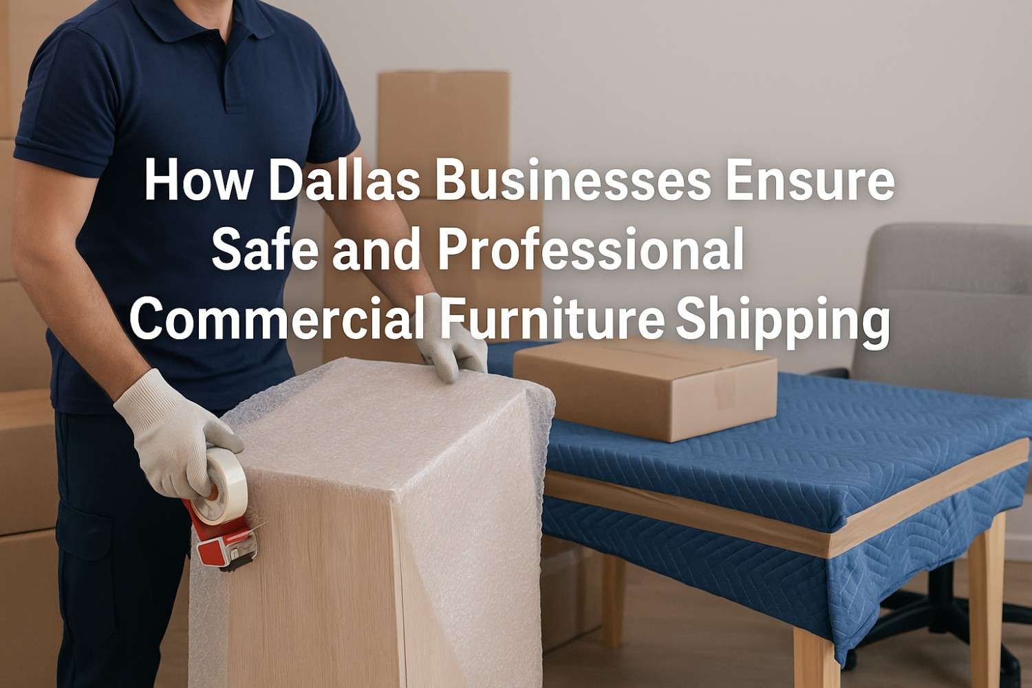 How Dallas Businesses Ensure Safe and Professional Commercial Furniture Shipping