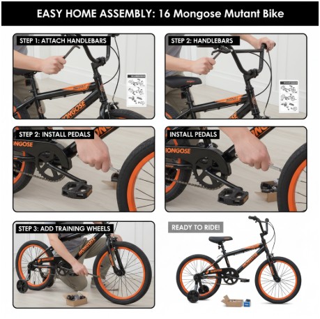 How Do You Set Up the 16 Mongoose Mutant Boys Bike 79 Reg 99?