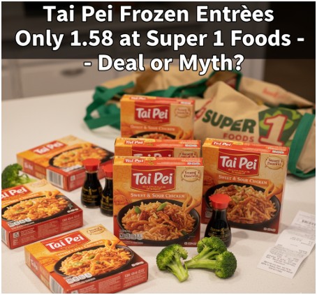 tai pei frozen entrees only 1 58 at super 1 foods