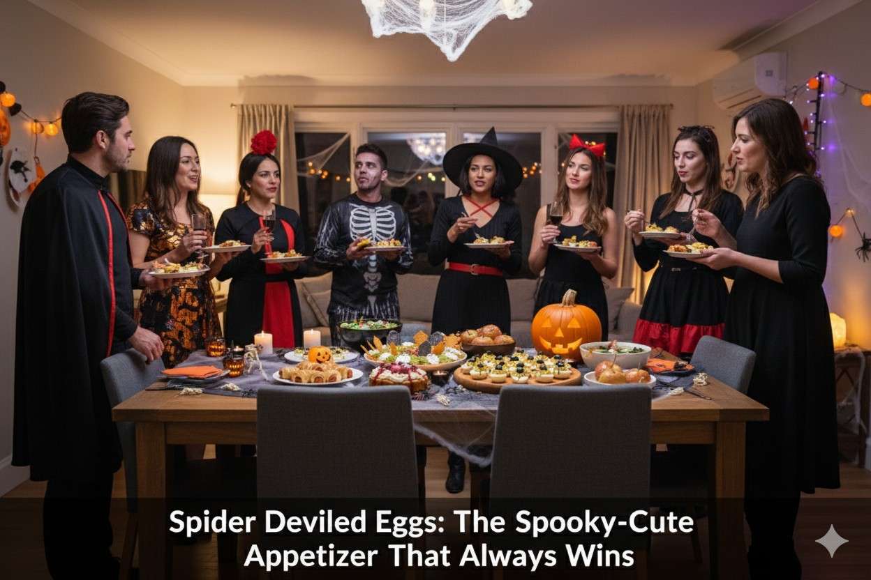 Spider Deviled Eggs The Spooky-Cute Appetizer That Always Wins