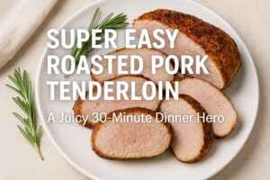 Super Easy Roasted Pork Tenderloin