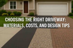 Choosing the Right Driveway: Materials, Costs, and Design Tips