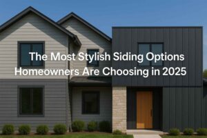 The Most Stylish Siding Options Homeowners Are Choosing in 2025