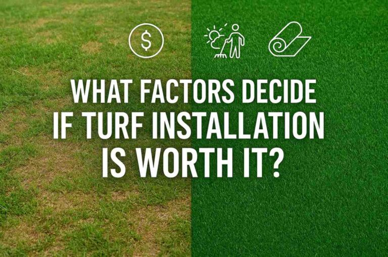 What Factors Decide If Turf Installation Is Worth It?