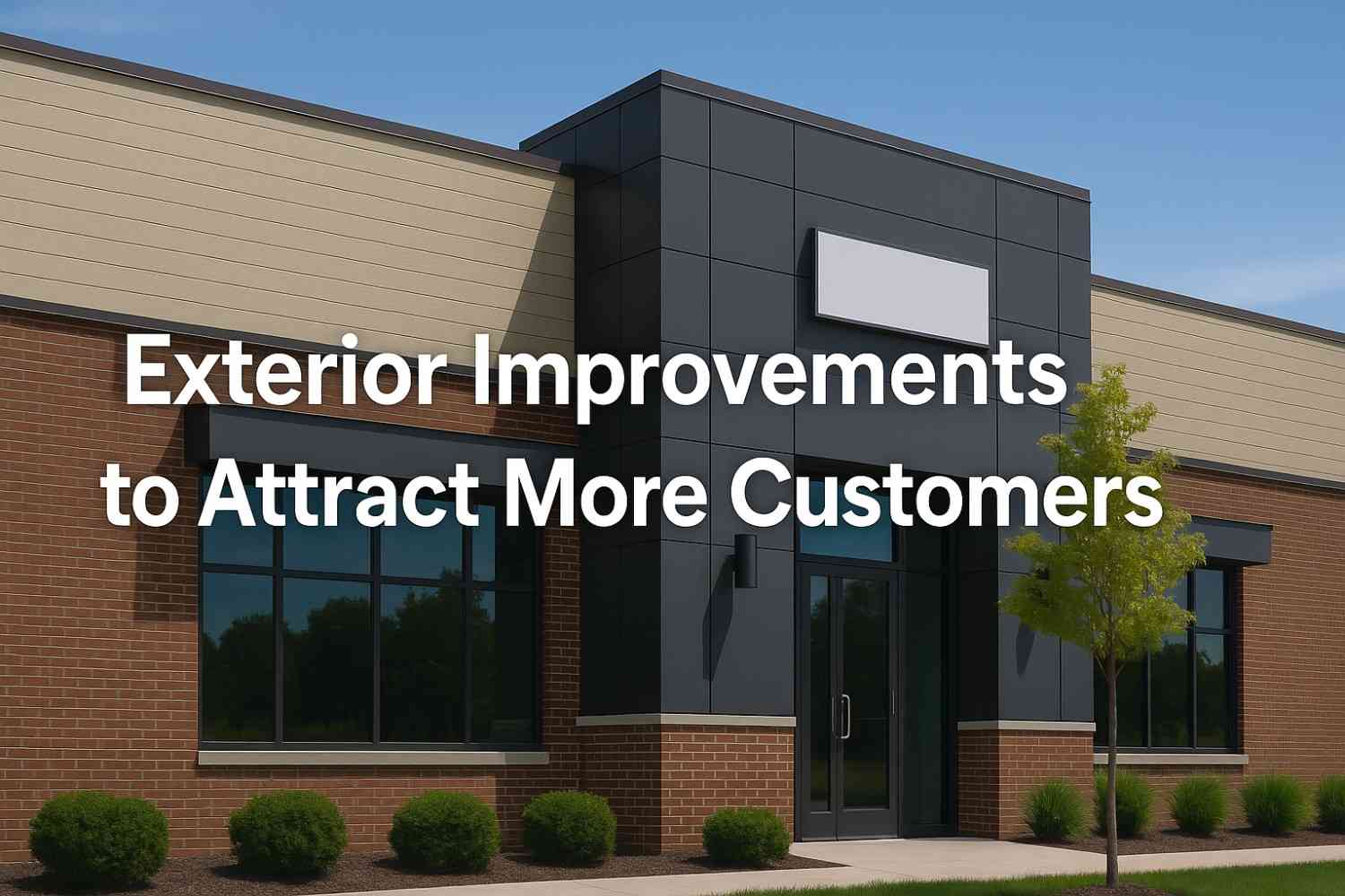 Why Exterior Improvements Are Key to Attracting More Customers