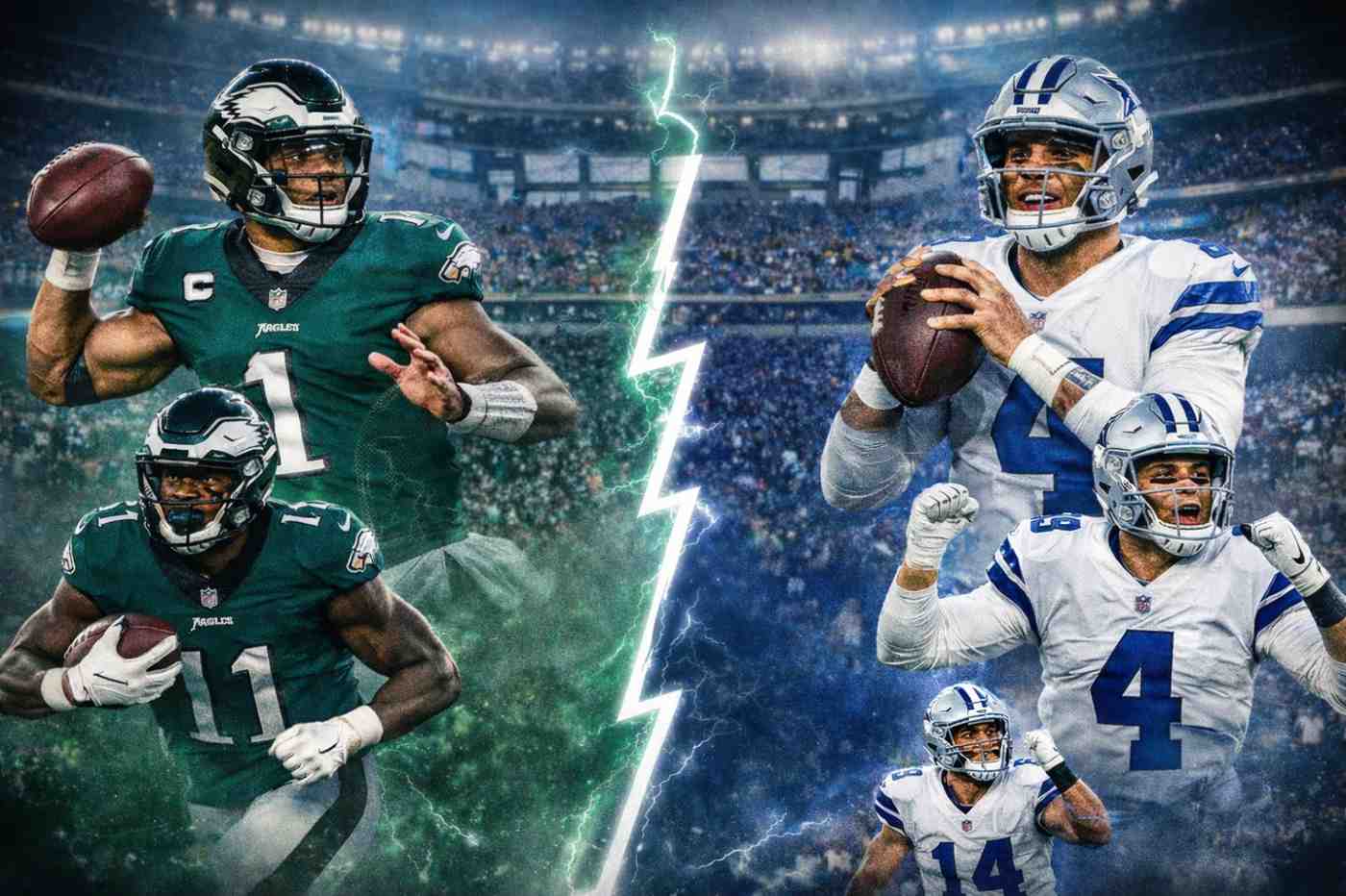 Philadelphia Eagles vs Dallas Cowboys Match Player Stats November 23, 2025 Breakdown