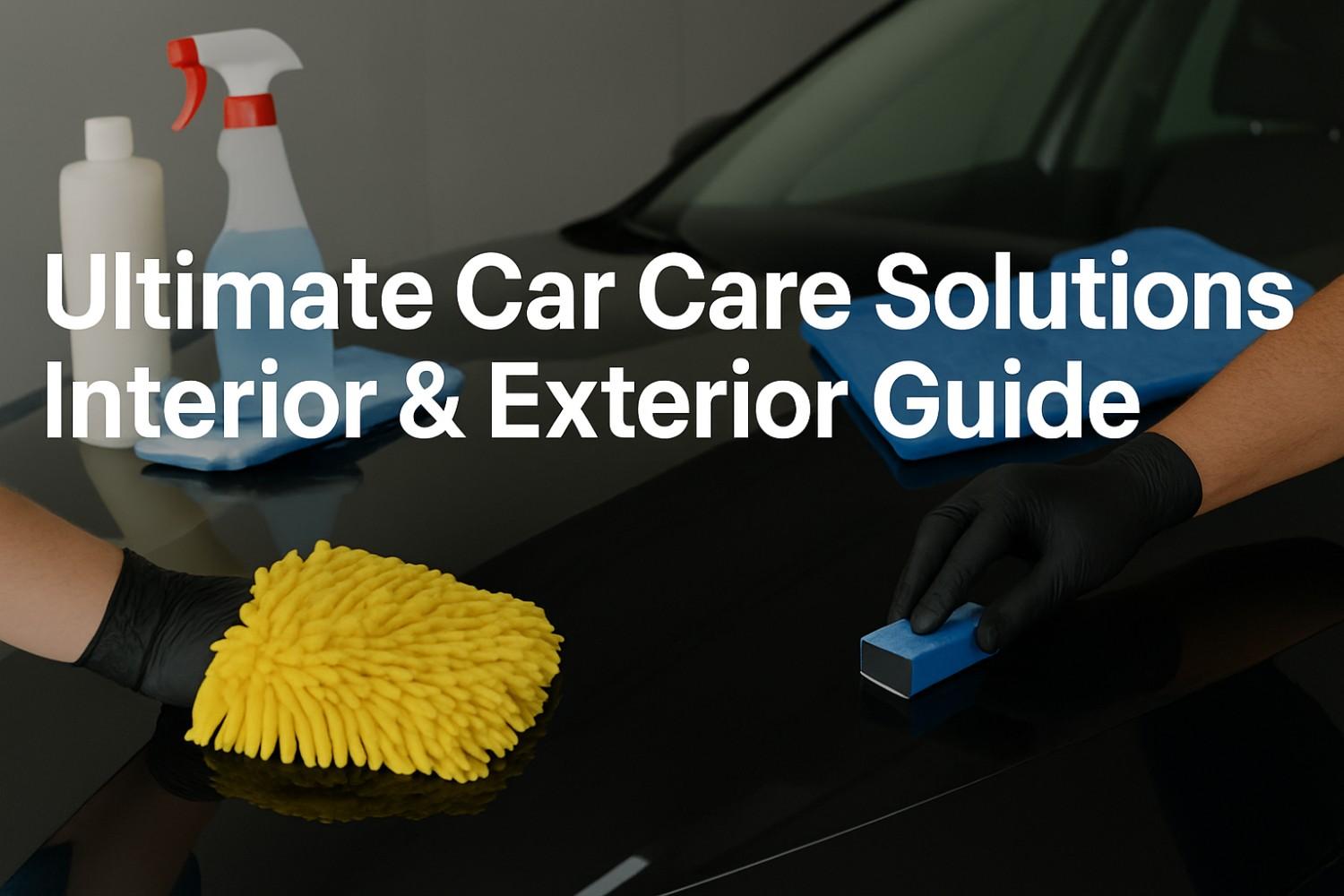 Revive Your Ride The Ultimate List of Interior & Exterior Car Care Solutions