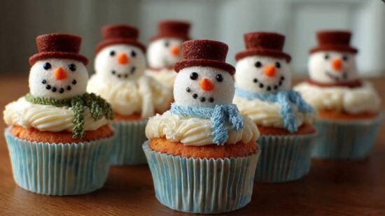 Can Beginners Make Snowman Cupcakes Easily