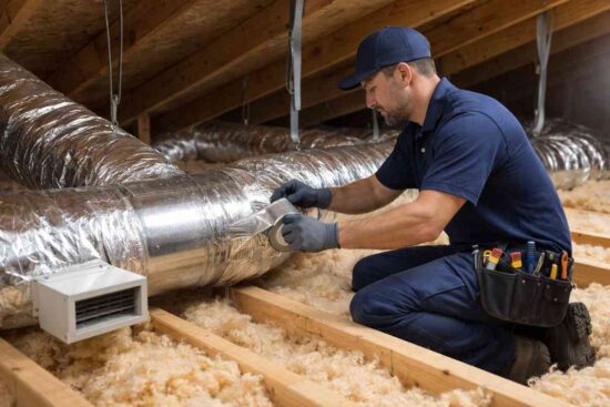 Proper Ductwork Connection and Sealing