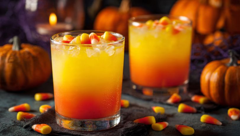 Candy Corn Punch Recipe Easy Halloween Party Drink Everyone Will Love
